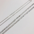 Srebrny łańcuszek pancerka pave grawer próby 925