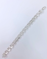 Srebrna bransoletka garibaldi 6,5 mm próby 925