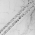 Srebrny łańcuszek garibaldi  9,5 mm  próby 925