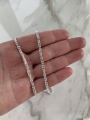 Srebrny łańcuszek królewski splot 3,5mm próby 925