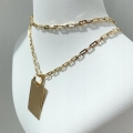 Złoty łańcuszek ankier diamentowany 55/3 mm pr 585