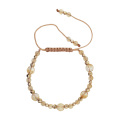 Złoty choker i bransoletka z cytrynem - złoto 585