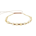 Złoty choker i bransoletka z cytrynem - złoto 585