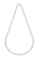 Srebrny łańcuszek pełne figaro 5,5 mm próby 925