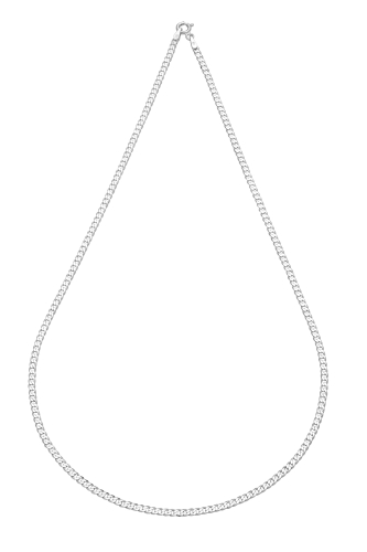 Srebrny łańcuszek pancerka pełna 2,4 mm próby 925