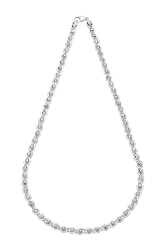 Srebrny łańcuszek mono kulka 6 mm próby 925