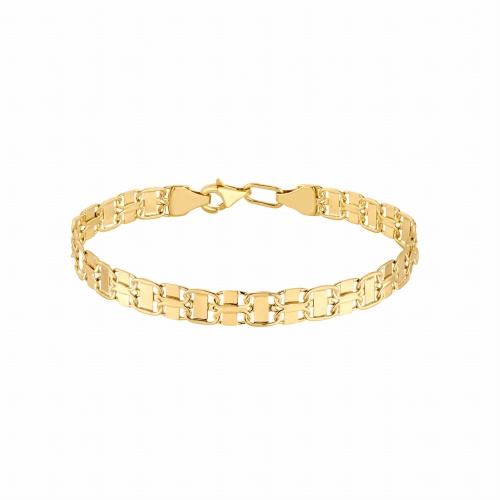 Złota bransoletka kratownica 5,7 mm – kolekcja Tessera