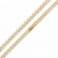 Złoty łańcuszek Garibaldi Bismark 4,8 mm próba 585