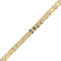 Złota bransoletka kratownica 5,7 mm – kolekcja Tessera
