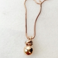 Złoty łańcuszek tondo linka 1,40 mm rose próby 585