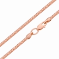 Złoty łańcuszek żmijka 1,9 mm rose próby 585