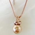 Złoty łańcuszek żmijka 1,9 mm rose próby 585