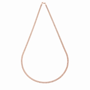 Złoty łańcuszek pełna mona lisa 3 mm rose próby 585
