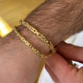 Złota bransoletka królewski pełny splot 2,8 mm  próby 585