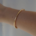 Złota bransoletka Aurora Twist próba 585
