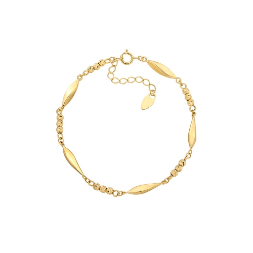 Złota bransoletka Fulgora Linea 16–19 cm – próba 585