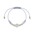 Bransoletka z akwamarynem Aqua balance– próba 585