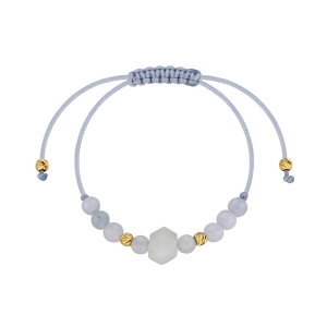Bransoletka z akwamarynem Aqua balance– próba 585