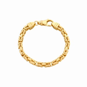 Złota bransoletka królewski pełny splot 2,8 mm  próby 585