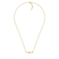 Naszyjnik złoty podwójny ankier z kulką – dwa rozmiary