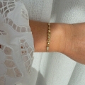 Złota bransoletka Mira Beads próby 585