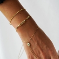 Złota bransoletka i naszyjnik Mira Beads próby 585