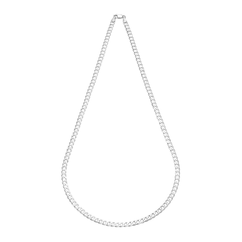 Srebrny łańcuszek pancerka 925 grawerowany 5,5 mm Pave Line