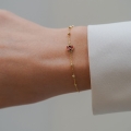 Złota bransoletka Lume Ladybug próby 585