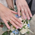 FREESIA Złote obrączki półokrągłe 5 mm próby 585