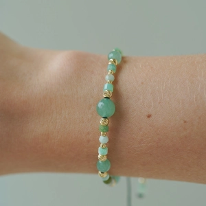 Bransoletka Verde Aura z awenturynem 585