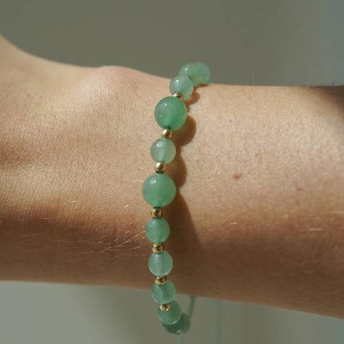 Bransoletka Verde Classic z awenturynem 585