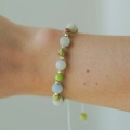 Bransoletka Spring Bloom z morganitem 585