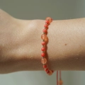 Bransoletka Coral Glow z koralem 585