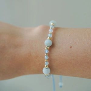 Bransoletka Morganite Sky próby 585