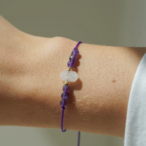 Bransoletka Violet Clarity próby 585