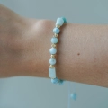 Bransoletka Larimar Calm próby 585