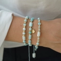 Bransoletka Larimar Calm próby 585
