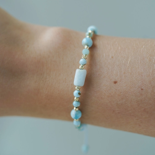 Bransoletka Larimar Harmony próby 585