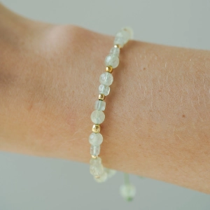 Bransoletka Prehnite Bloom próby 585