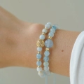 Bransoletka Aqua Crown próby 585