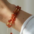 Bransoletka Carnelian Glow próby 585