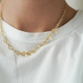Choker Golden Citrine próby 585