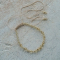 Choker Golden Citrine próby 585