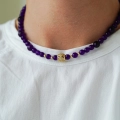Choker i bransoletka Violet Jade próby 585