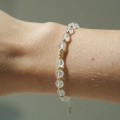 Bransoletka Green Crystal próby 585