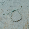 Bransoletka Green Crystal próby 585