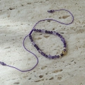 Choker i bransoletka Amethyst Harmony próby 585