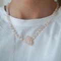 Naszyjnik Rose Quartz Glow próby 585