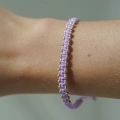 Złota bransoletka Lavender Weave próby 585