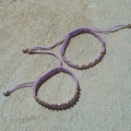 Złota bransoletka Lavender Weave próby 585